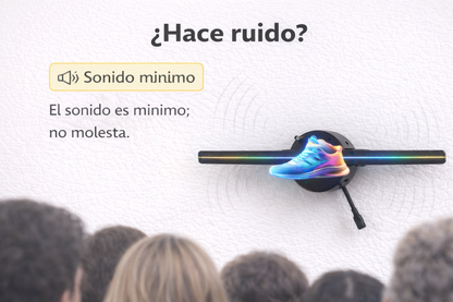Ventilador Holograma 3D