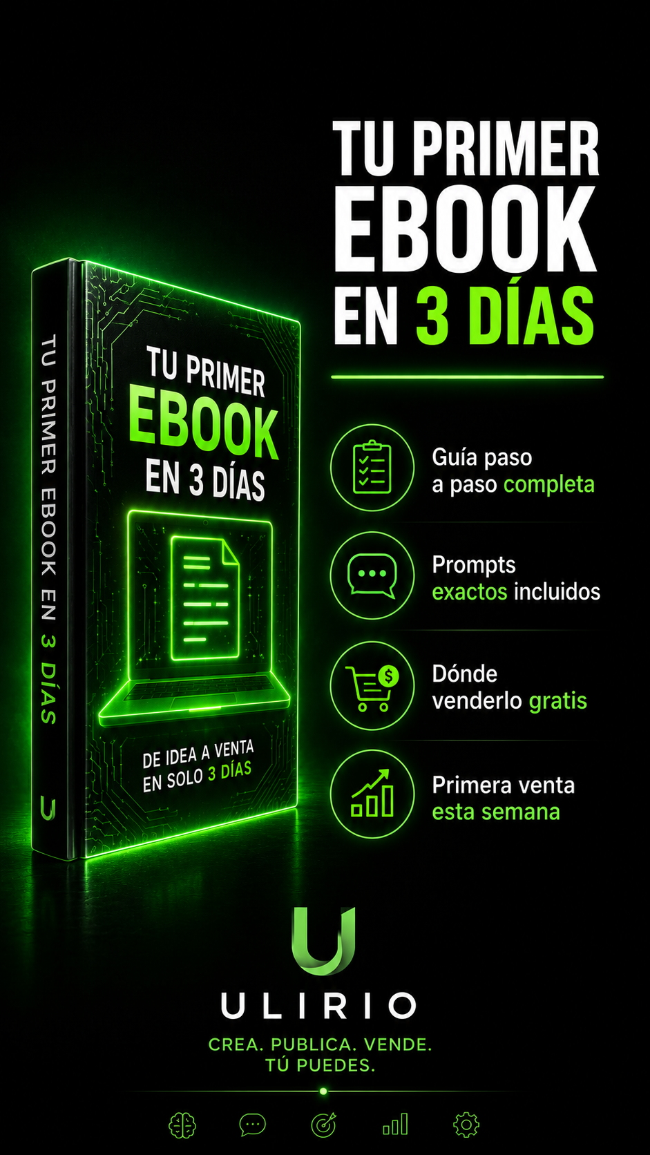 Crea tu Primer Ebook con IA en 3 Días - Edición 2026