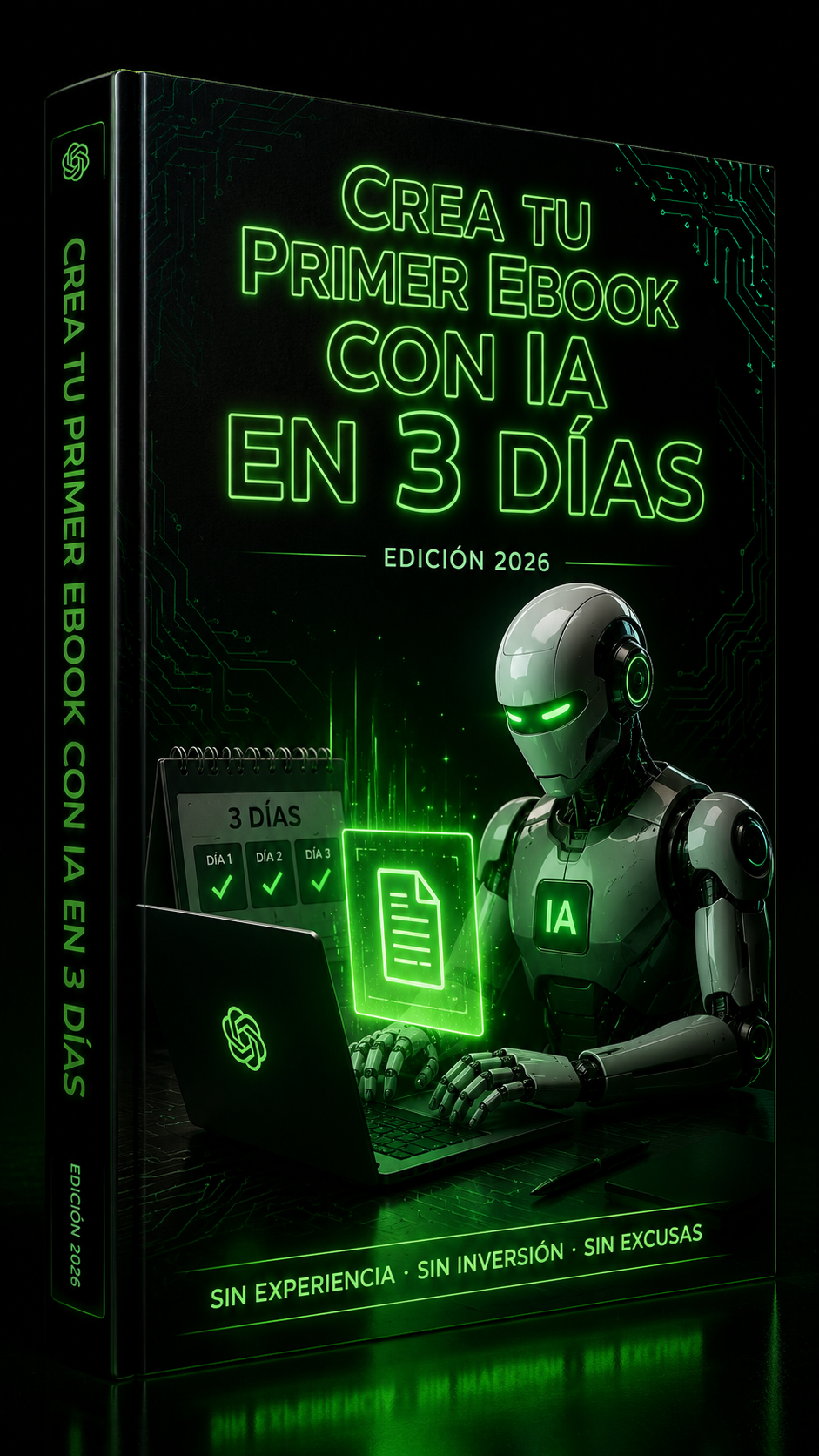 Crea tu Primer Ebook con IA en 3 Días - Edición 2026