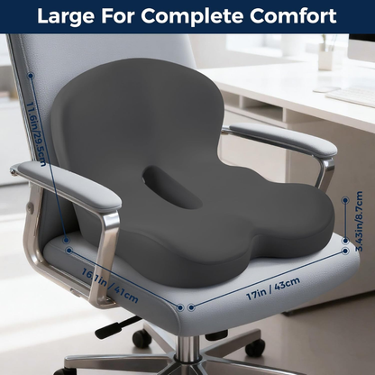 Ergonomic Seat Cushion for Back Pain Relief